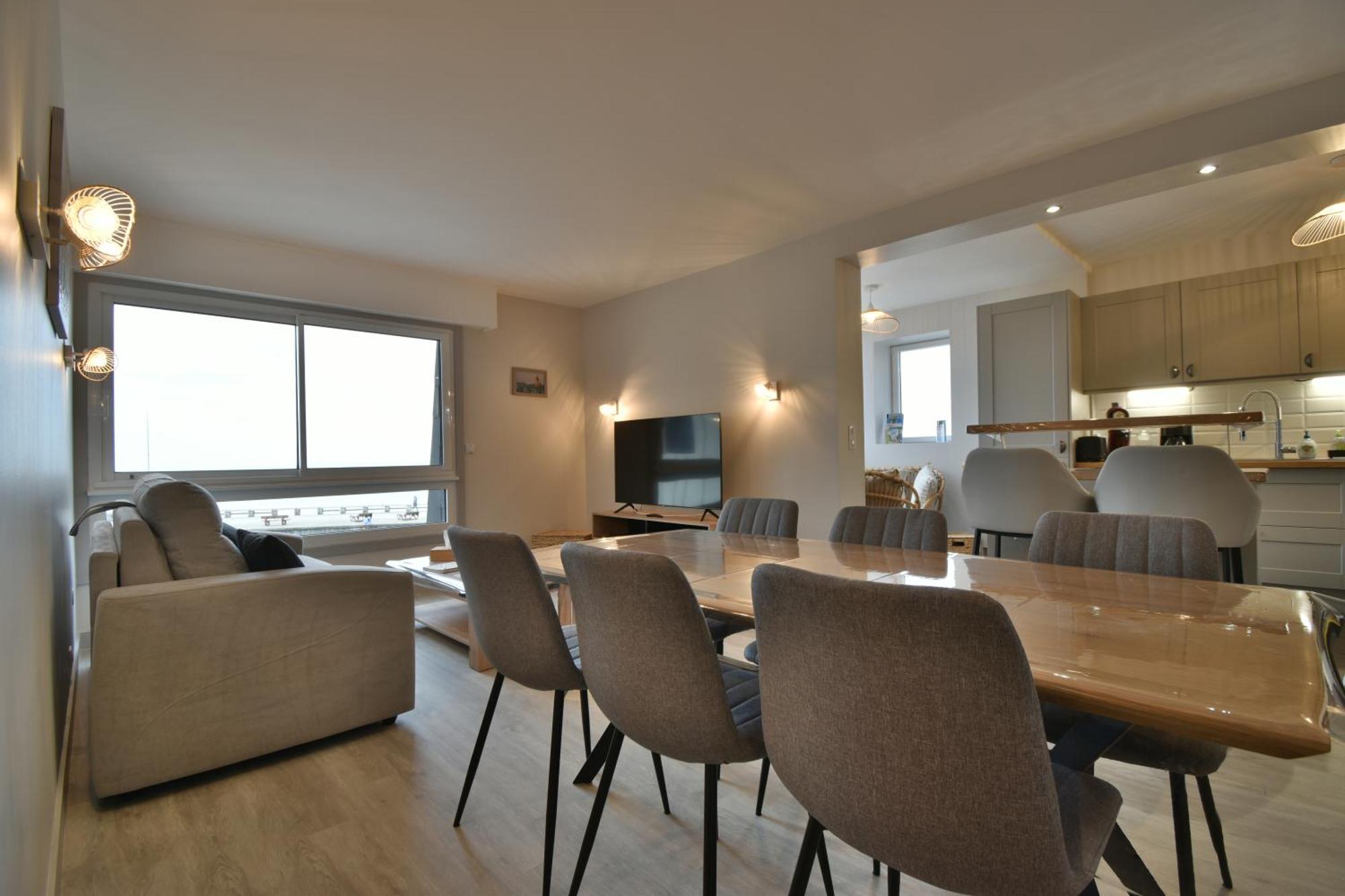 Appartement Renove Avec Vue Sur Mer A Fecamp ! المظهر الخارجي الصورة